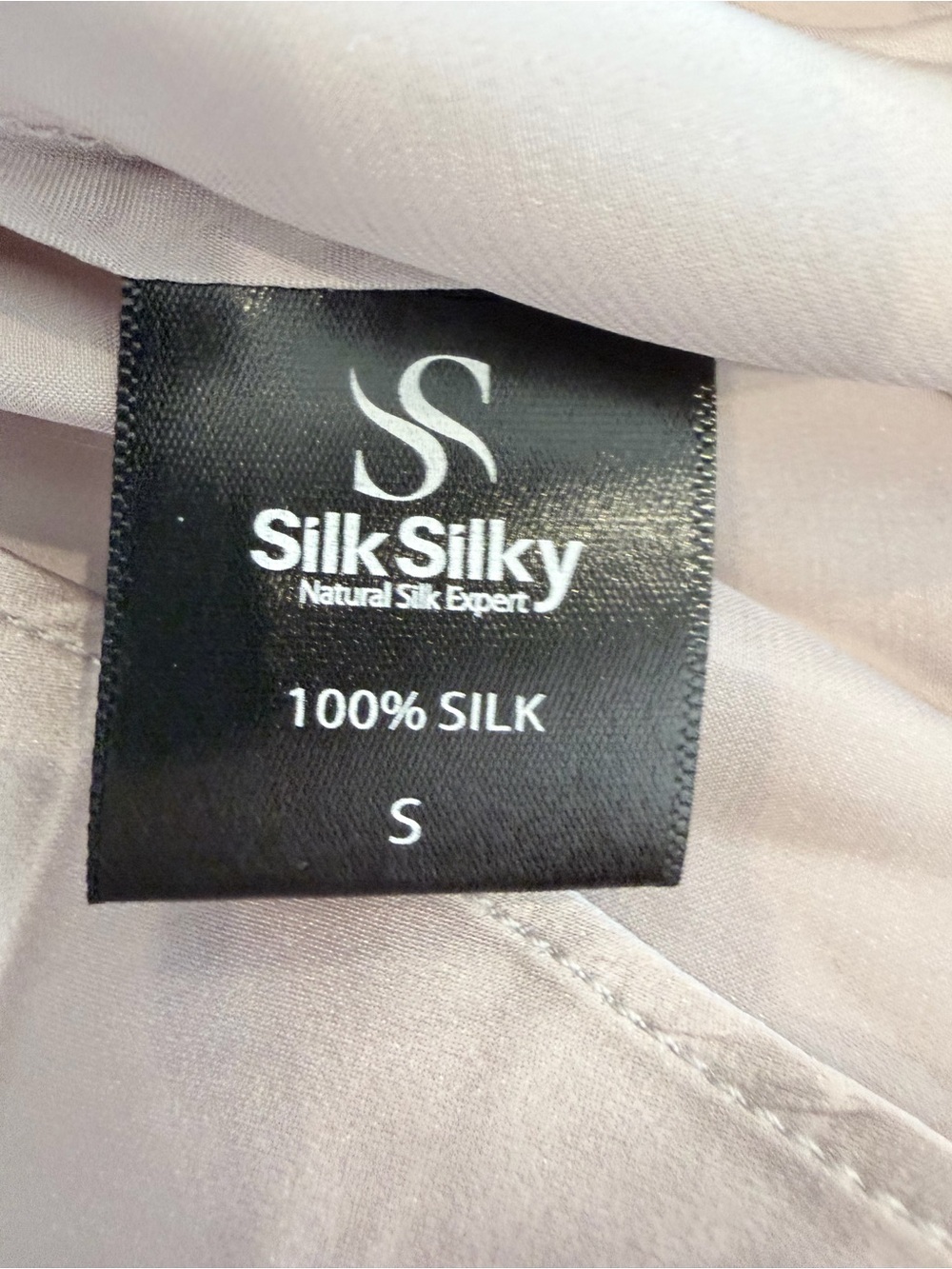 SilkSilky 100% Mulberry Silk Lace Backless Chemise Nightgown S NWT - Picture 4 of 9